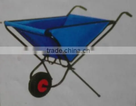 Foldable Canvas Garden Wheelbarrow