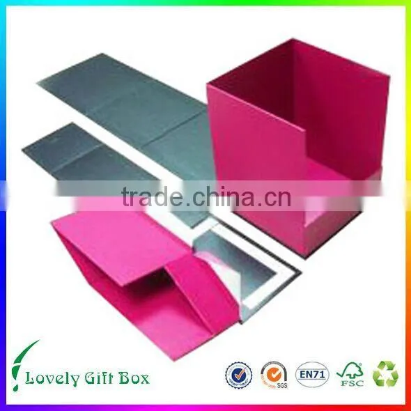 Special High Quality Hand Made Matt Laminated Paper Flat Foldable Gift Tie Box