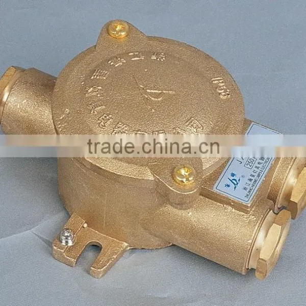 10A/16A Marine Brass Junction Box Warter Proof With EC Certification 3 Ways