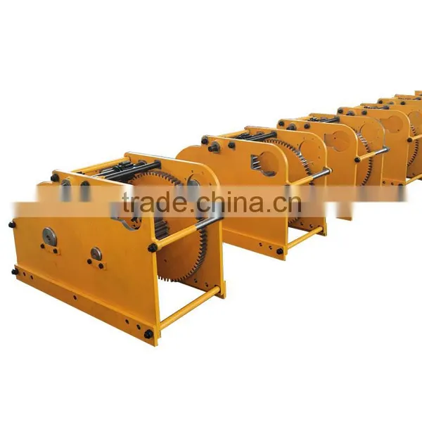 Engineering machinery hand windlass gearbox