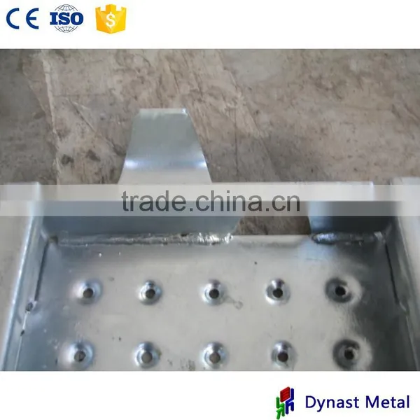 USA Standard ISO Used for Types of Cuplock Scaffolding 9 Inch Width Q235 Hot Dip Galvanized Scaffolding Steel Plank Walk Board photo-6