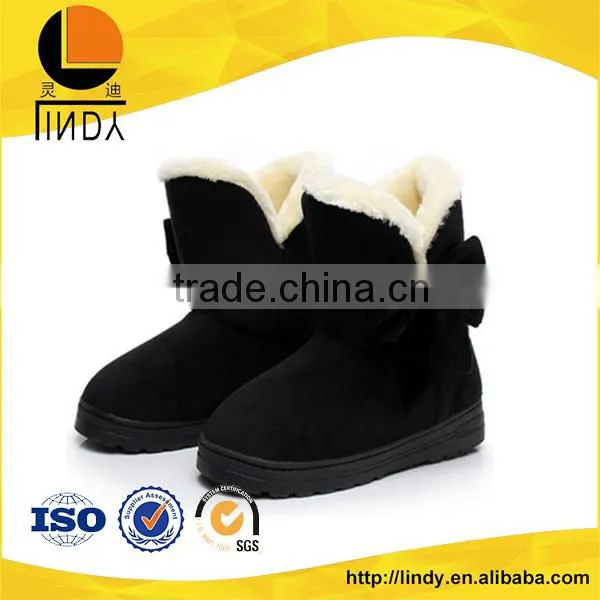 Low Price Ankle Boot Leather Snow Boot photo-4