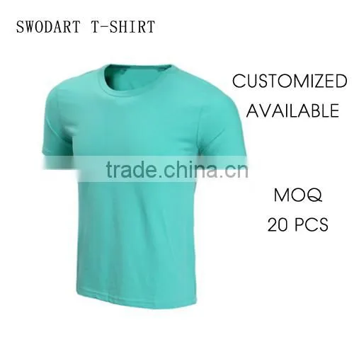 2016 Customized Design Man Sugar Color Sports Shirt Wholesale T-shirts Low MOQ t Shirts Sports Shirt Fashion Style T-shirt