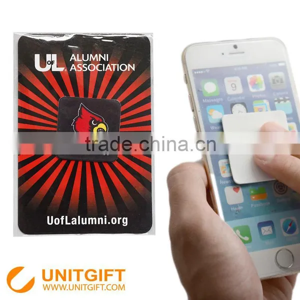 Your Logo Phone Back Sticker Mobile Screen Cleaner Promotiona Rectangle Shape Cell Phone photo-5