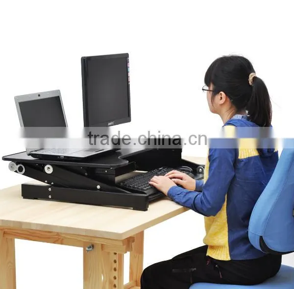 Ergonomic Design Portable and Adjustable Standing Laptop Stand photo-2