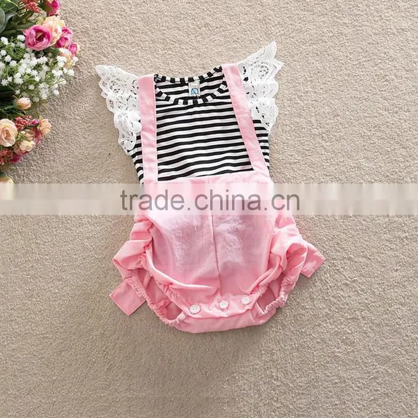 2016 New Design Hot Sale Two Set Promotional Words Printing Baby Romper Cute Baby Clothes photo-5