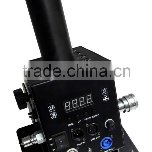NewComer 300W Pro Stage Special Effect Multi-anlge DMX512 LED CO2 Jet Cannon Blaster 12pcsx3W RGB 3IN1 LED Fogger Machine photo-5