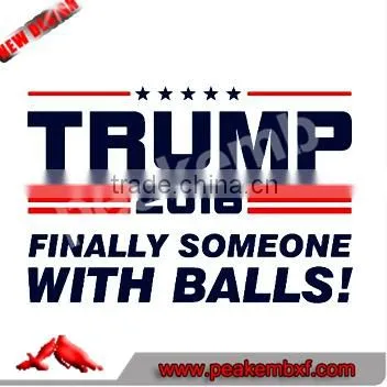 2016 I Love Donald Trump Rhinestone Transfer Trump Glitter Heat Transfer for Garments photo-4