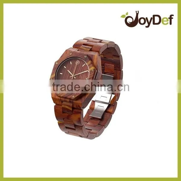 Elegance Fashion Watches Bamboo Wood Watch Red 100% Natural and Original Watch Box photo-3