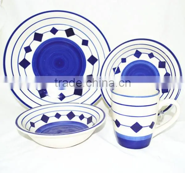 2017 Hand Painted Stoneware ,stoneware Dinnerware,stoneware Plate Dinner Set photo-6