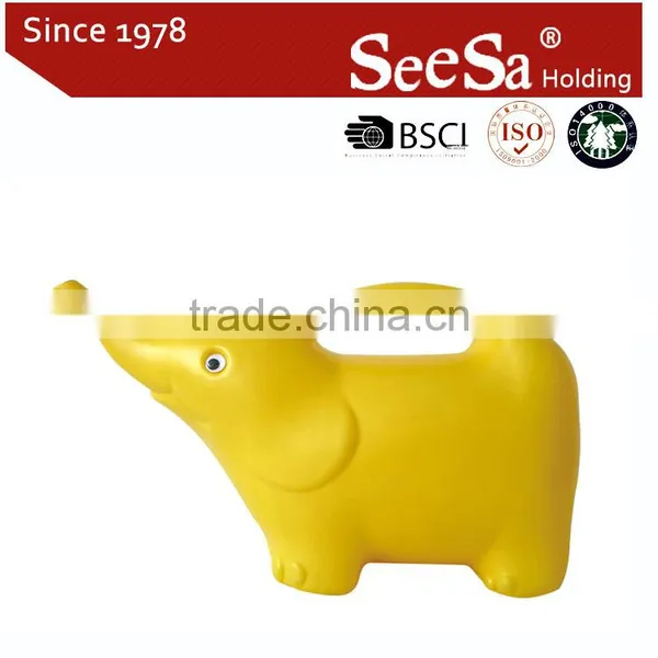 2L Garden Used Watering Can Spray Water Water Cans Type and PE Plastic Type Elephant Watering Can