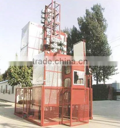 2017 DoubleCages Construction Hoist SC100/100 With Good Quality photo-6