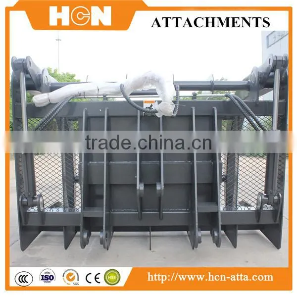 HCN Brand BM08 Series Hydraulic Root Grapple for Loaders photo-3