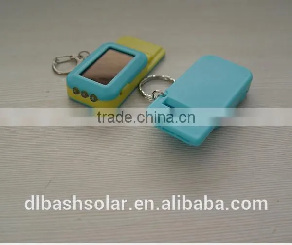 Mini USB Solar Powerbank NEW Love Gift Key Chain Whistle Keyring Ring photo-6