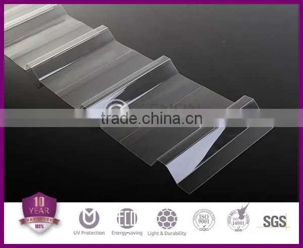 Corrugated Polycarbonate Sheet/corrugated Solid Sheet/corrugeated Roofing Sheet photo-3