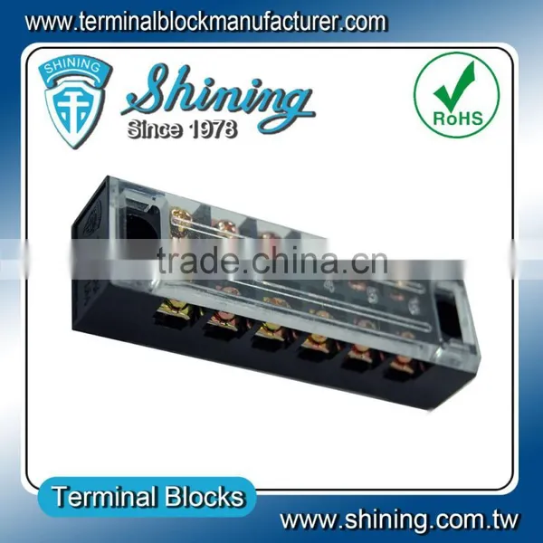 TB-3506 Panel Mounted M4 Screw 35A 6 Pin Barrier Cable Connector photo-6