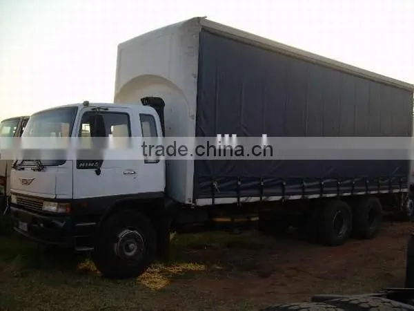 Truck Side Curtain With Eyelets