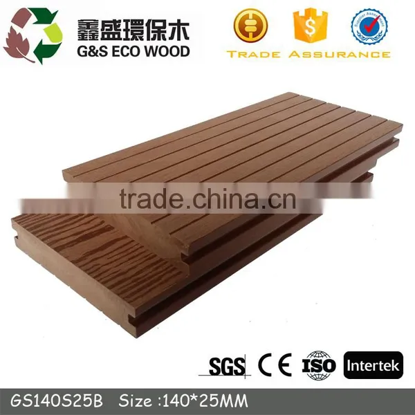 Balcony Floor Covering Composite Outdoor Decking Anti-uv Solid Wpc Walkway Decking Board photo-4
