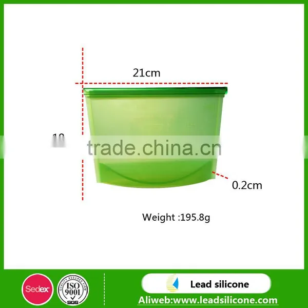 Multifunctional Silicone Food Preservation Kits ,Silicone Storage Bag With Sealing Strip photo-3
