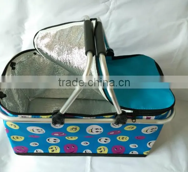 Store More Fashionable Colorful Supermarkt Shopping Basket With Lid photo-2