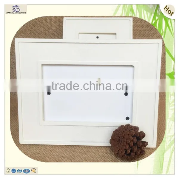 Leg White Painted Colorful Vintage Wooden Photo Frame photo-6