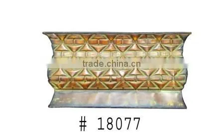 Galvanized Iron Metal Planters For Home Decor photo-4