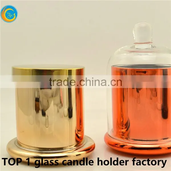 Large Glass Bell Candle Jars Bulk of Yufeng Craft photo-3