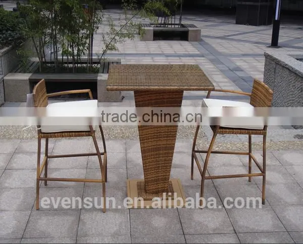 Club Pub Furniture Aluminium Rattan Bar Stool, Bar Stool Chair, Bar Stool High Chair photo-4