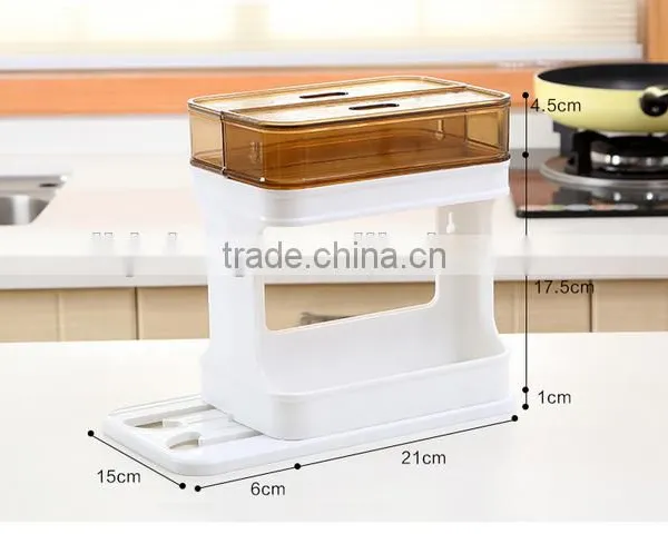 Wholesale Plastic Multifuction Bottle Storage Box for Kitchen photo-5