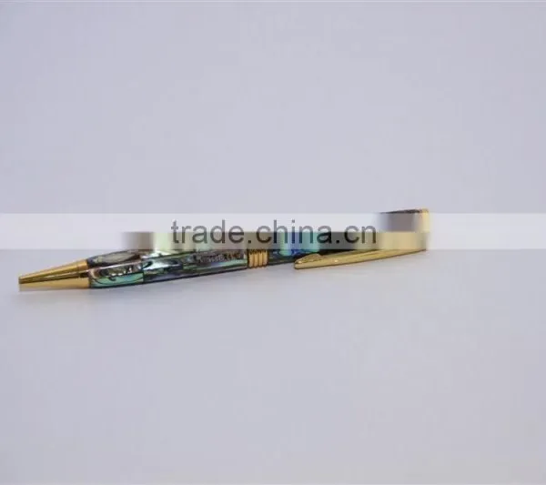 Ballpoint Pen Buffalo Horn and Brass photo-6