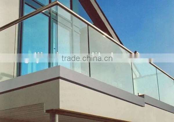 304 Stainless Steel Channel Pipe System/Glass Fence System photo-2