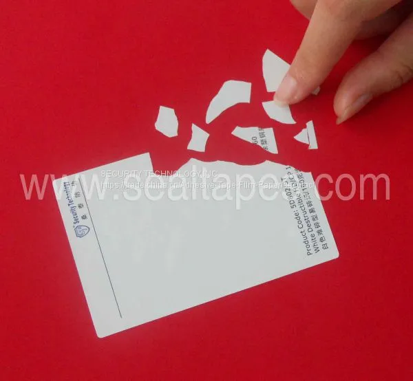 Destructible Label Printing Materials photo-3