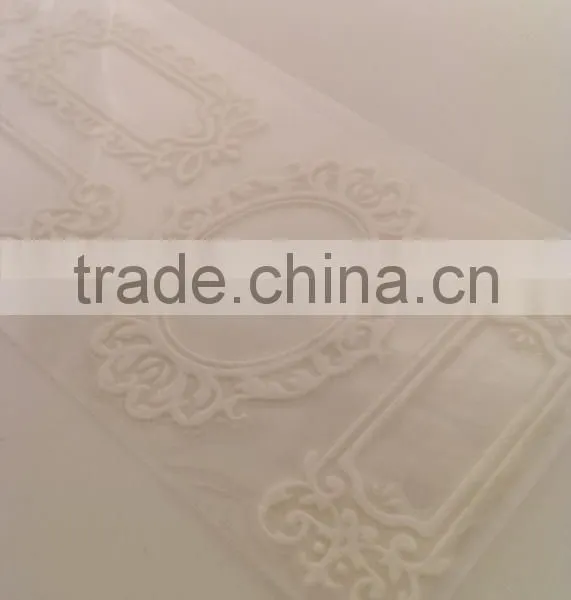 New Design Glitter Lace Fram Sticker, Graceful Decorative Shinny Glitter Sticker, Elegant Lace Sticker photo-5