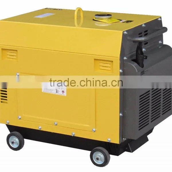 5KW Single Phase 100% Copper Wire Low Price Soundproof Diesel Generator photo-5