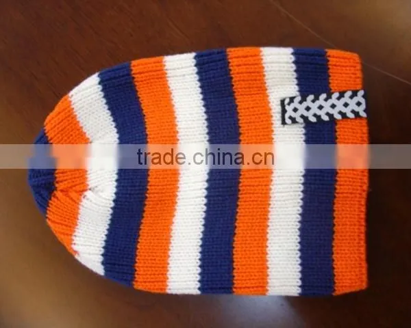 Knitted Cap With Fashionable Pattern photo-3