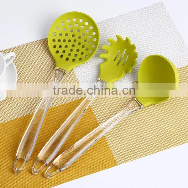 High Quality Factory Price PS Handle Silicone Kitchenware Cooking Utensil photo-2