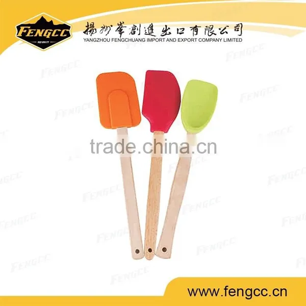 High Quality Long Handle Silicone Cookie Spatula / Silicone Brush for Bread and Cream photo-4