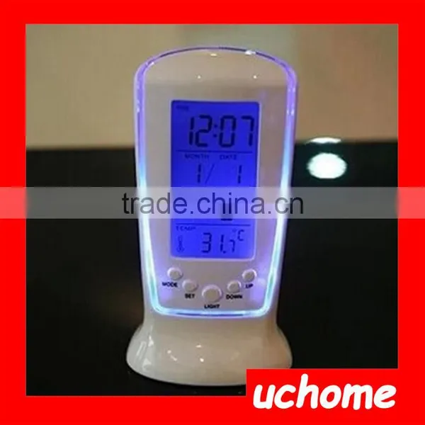 UCHOME New Desk Digital LCD Thermometer Calendar Alarm Clock photo-6