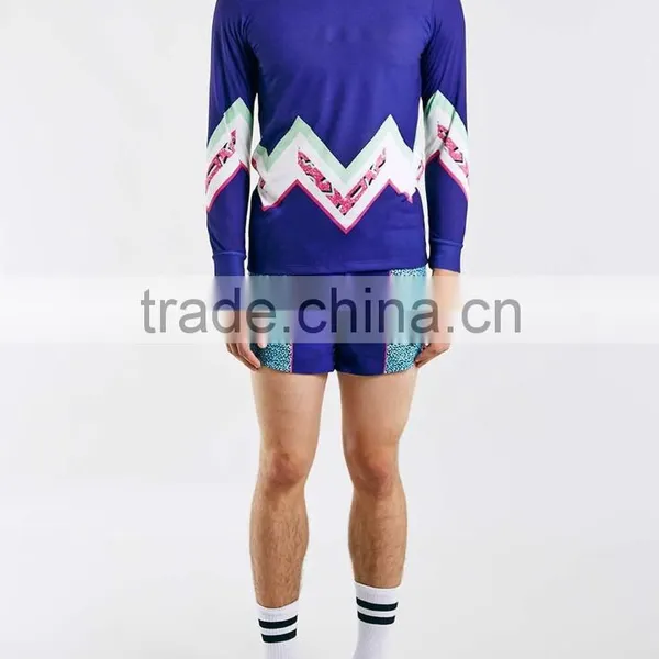 OEM Sports T-Shirt for Men Tight Fit Long Sleeve t Shirt With Curved Hem Slim Fit Training Shirts photo-3