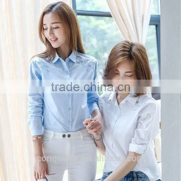 Business Women Popular and Beautiful Cotton Shirt photo-2