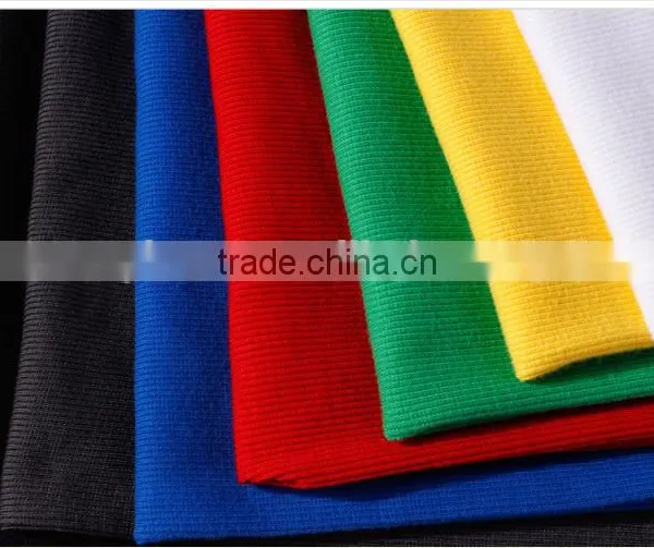 Rib Knit Fabric,cotton Spandex 2x 2 Rib Knitted Fabric photo-3