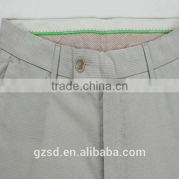 2015 New Arrival Advertising Gray Dress Check Pants for Men photo-3