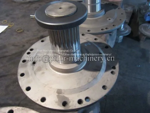 Фланец C45, фланец из стали 42CrMo, фланец с шлицами
