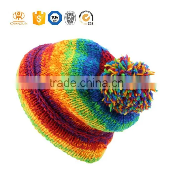 High Quality Custom Knitted Beanie With a Woven Label