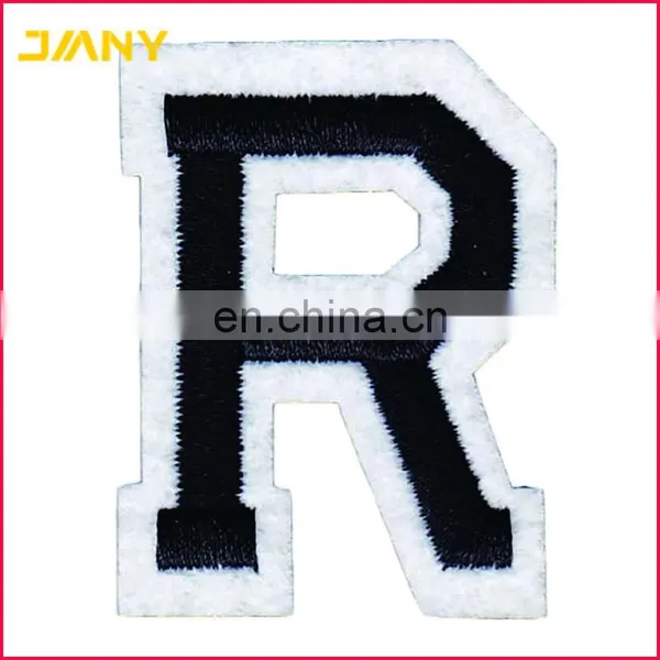 Custom Letter Iron On Embroidered Applique Patch for Clothing photo-3