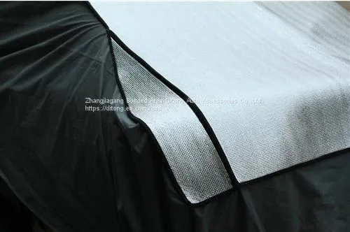Aluminum Film Add EPE and Non-woven Inflatable Car Cover Against Hail or Snow photo-3