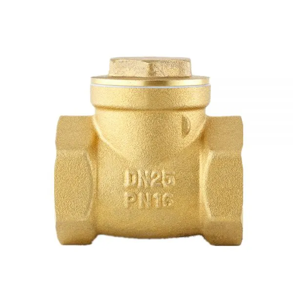ML-8101 Brass Female Hard Seal Horizontal Check Valve