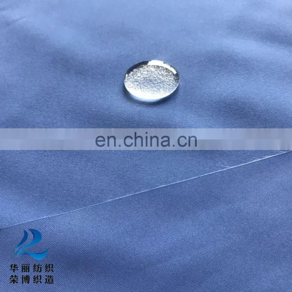 High Quality Waterproof Polyester Twill Peach Skin Microfiber Fabric photo-2