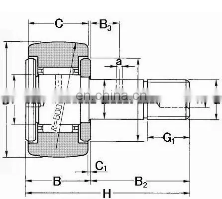 8*19*32mm Stud Type Track Rollers Bearing KR19 Bearing CF8 Bearing photo-5