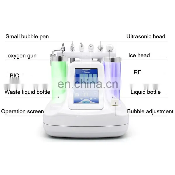 FR-W01 Skin Care 6 in 1 Oxygen Water Peel Facial Skin Rejuvenation Bubble Beauty Machine photo-3